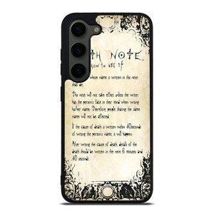 RULES OF THE DEATH NOTE 2 Samsung Galaxy S23 Plus Case RULES OF THE DEATH NOTE 2 Samsung Galaxy S23 Plus Case