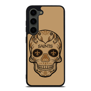 NEW ORLEANS SAINTS SKULL Samsung Galaxy S23 Plus Case NEW ORLEANS SAINTS SKULL Samsung Galaxy S23 Plus Case