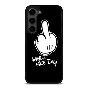 MICKEY MOUSE MIDDLE FINGER Samsung Galaxy S23 Plus Case