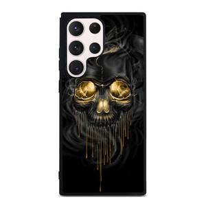 SKULL MELT ANGRY BLACK Samsung Galaxy S23 Ultra Case