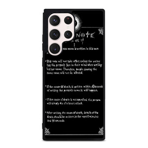 RULES OF THE DEATH NOTE Samsung Galaxy S23 Ultra Case RULES OF THE DEATH NOTE Samsung Galaxy S23 Ultra Case