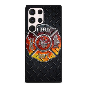 FIREFIGHTER FIRE DEPT Samsung Galaxy S23 Ultra Case FIREFIGHTER FIRE DEPT Samsung Galaxy S23 Ultra Case