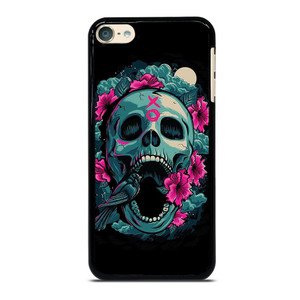 SUGAR SKULL FLOWERS TATTOO iPod Touch 6 Case SUGAR SKULL FLOWERS TATTOO iPod Touch 6 Case