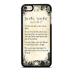 RULES OF THE DEATH NOTE 2 iPod Touch 6 Case RULES OF THE DEATH NOTE 2 iPod Touch 6 Case