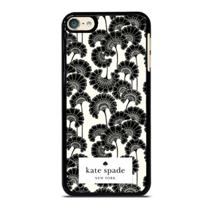 JAPANESE BLACK FLORAL KADE SPADE iPod Touch 6 Case