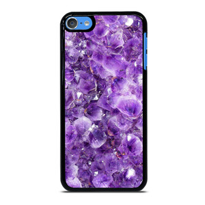 PURPLE CRYSTAL MARBLE PATTERN iPod Touch 7 Case