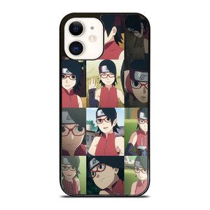 SARADA UCHIHA COLLAGE iPhone 12 Case