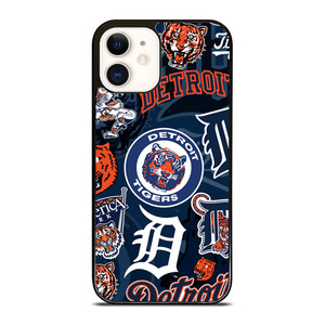 DETROIT TIGERS PATTERN iPhone 12 Case