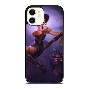 WITCH AND HALLOWEEN MOON iPhone 12 Case