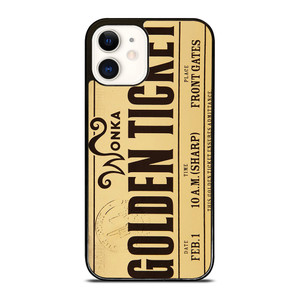 WILLY WONKA GOLDEN TICKET CHOCOLATE BAR iPhone 12 Case