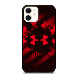 UNDER ARMOUR LOGO RED iPhone 12 Case UNDER ARMOUR LOGO RED iPhone 12 Case