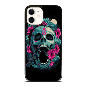 SUGAR SKULL FLOWERS TATTOO iPhone 12 Case