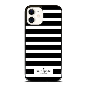 KATE SPADE BLACK WHITE iPhone 12 Case