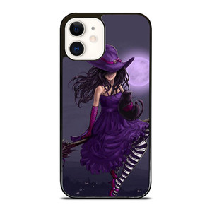 HAPPY HALLOWEEN WITCH iPhone 12 Case