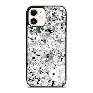 DIGIMON BLACK WHITE iPhone 12 Case