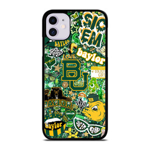 BAYLOR BEARS UNIVERSITY COLLAGE iPhone 11 Case
