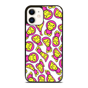 BAPE BABY MILO PATTERN iPhone 12 Case