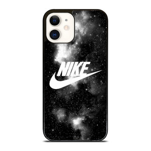 NIKE LOGO BLACK GALAXY iPhone 12 Case