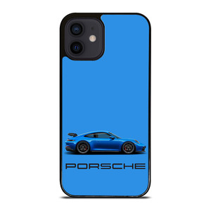 PORSCHE CAR BLUE iPhone 12 Mini Case PORSCHE CAR BLUE iPhone 12 Mini Case