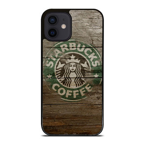 STARBUCKS COFFEE LOGO WOODEN iPhone 12 Mini Case