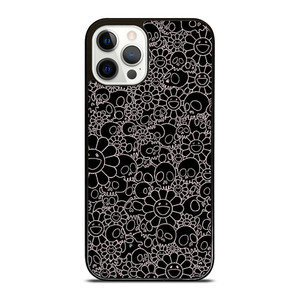TAKASHI MURAKAMI BLACK SKULL iPhone 12 Pro Case