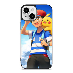 ASH KETCHUM PIKACHU iPhone 13 Mini Case ASH KETCHUM PIKACHU iPhone 13 Mini Case