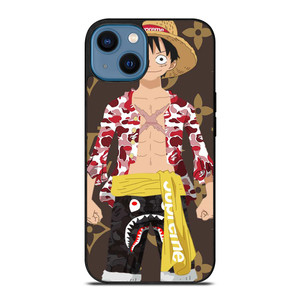LUFFY ONE PIECE HYPEBEAST iPhone 14 Case