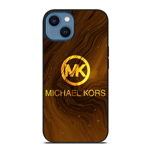 MICHAEL KORS LOGO GOLD iPhone 14 Case