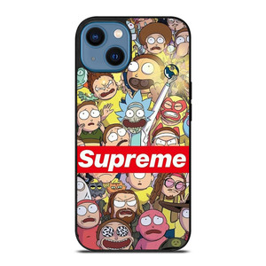 RICK AND MORTY SUPREME iPhone 14 Case RICK AND MORTY SUPREME iPhone 14 Case