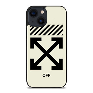 OFF WHITE LOGO iPhone 14 Plus Case