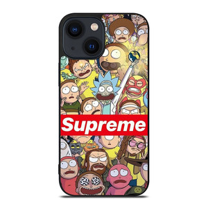 RICK AND MORTY SUPREME iPhone 14 Plus Case RICK AND MORTY SUPREME iPhone 14 Plus Case