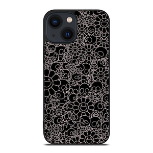 TAKASHI MURAKAMI BLACK SKULL iPhone 14 Plus Case TAKASHI MURAKAMI BLACK SKULL iPhone 14 Plus Case