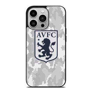 ASTON VILLA FC LOGO CAMO iPhone 14 Pro Case