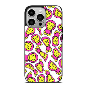 BAPE BABY MILO PATTERN iPhone 14 Pro Case