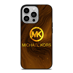 MICHAEL KORS LOGO GOLD iPhone 14 Pro Case