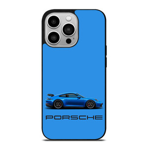 PORSCHE CAR BLUE iPhone 14 Pro Case PORSCHE CAR BLUE iPhone 14 Pro Case