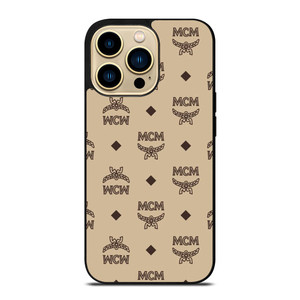 MCM WORLDWIDE PATTERN iPhone 14 Pro Max Case MCM WORLDWIDE PATTERN iPhone 14 Pro Max Case