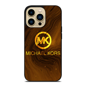 MICHAEL KORS LOGO GOLD iPhone 14 Pro Max Case