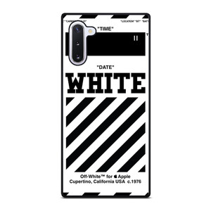 OFF WHITE LOGO 3 Samsung Galaxy Note 10 Case