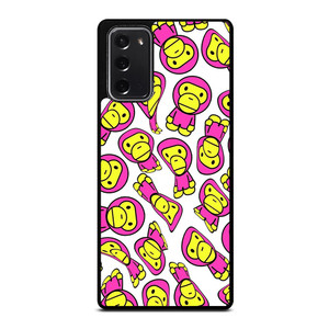 BAPE BABY MILO PATTERN Samsung Galaxy Note 20 Case BAPE BABY MILO PATTERN Samsung Galaxy Note 20 Case