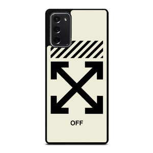 OFF WHITE LOGO Samsung Galaxy Note 20 Case
