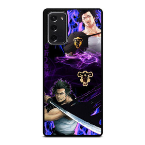 YAMI BLACK CLOVER COOL Samsung Galaxy Note 20 Case YAMI BLACK CLOVER COOL Samsung Galaxy Note 20 Case