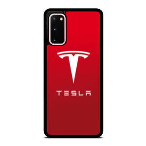 TESLA CAR LOGO 2 Samsung Galaxy S20 Case