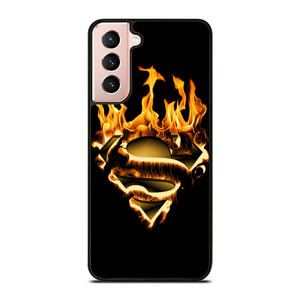 FIRE SUPERMAN LOGO Samsung Galaxy S21 Case FIRE SUPERMAN LOGO Samsung Galaxy S21 Case