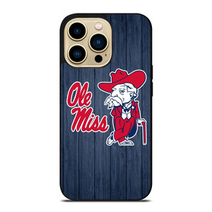 OLE MISS BASEBALL LOGO iPhone 14 Pro Max Case