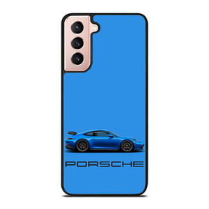 PORSCHE CAR BLUE Samsung Galaxy S21 Case PORSCHE CAR BLUE Samsung Galaxy S21 Case