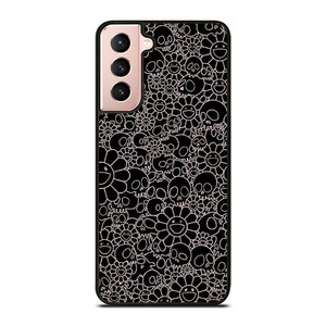 TAKASHI MURAKAMI BLACK SKULL Samsung Galaxy S21 Case