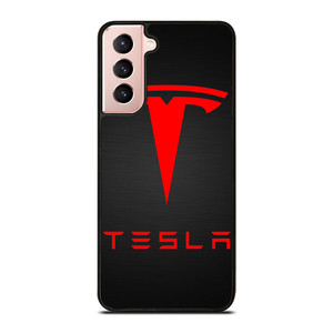 TESLA CAR LOGO 4 Samsung Galaxy S21 Case