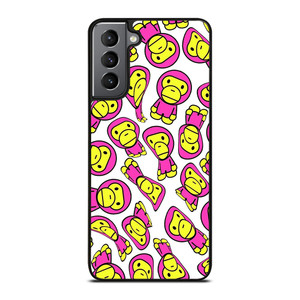 BAPE BABY MILO PATTERN Samsung Galaxy S21 Plus Case