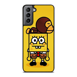 BAPE BABY MILO SPONGEBOB Samsung Galaxy S21 Plus Case
